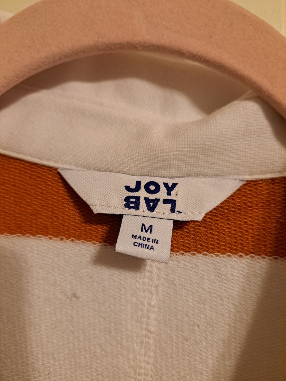 UT Longhorns Game Day JoyLab Orange Striped Cropped Rugby Top - M - Picture 2 of 9